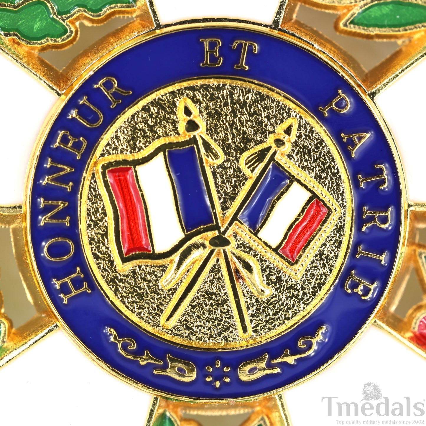 French Legion of Honour Commandeur Medal Replica 3rd Class with Red Ribbon Replica