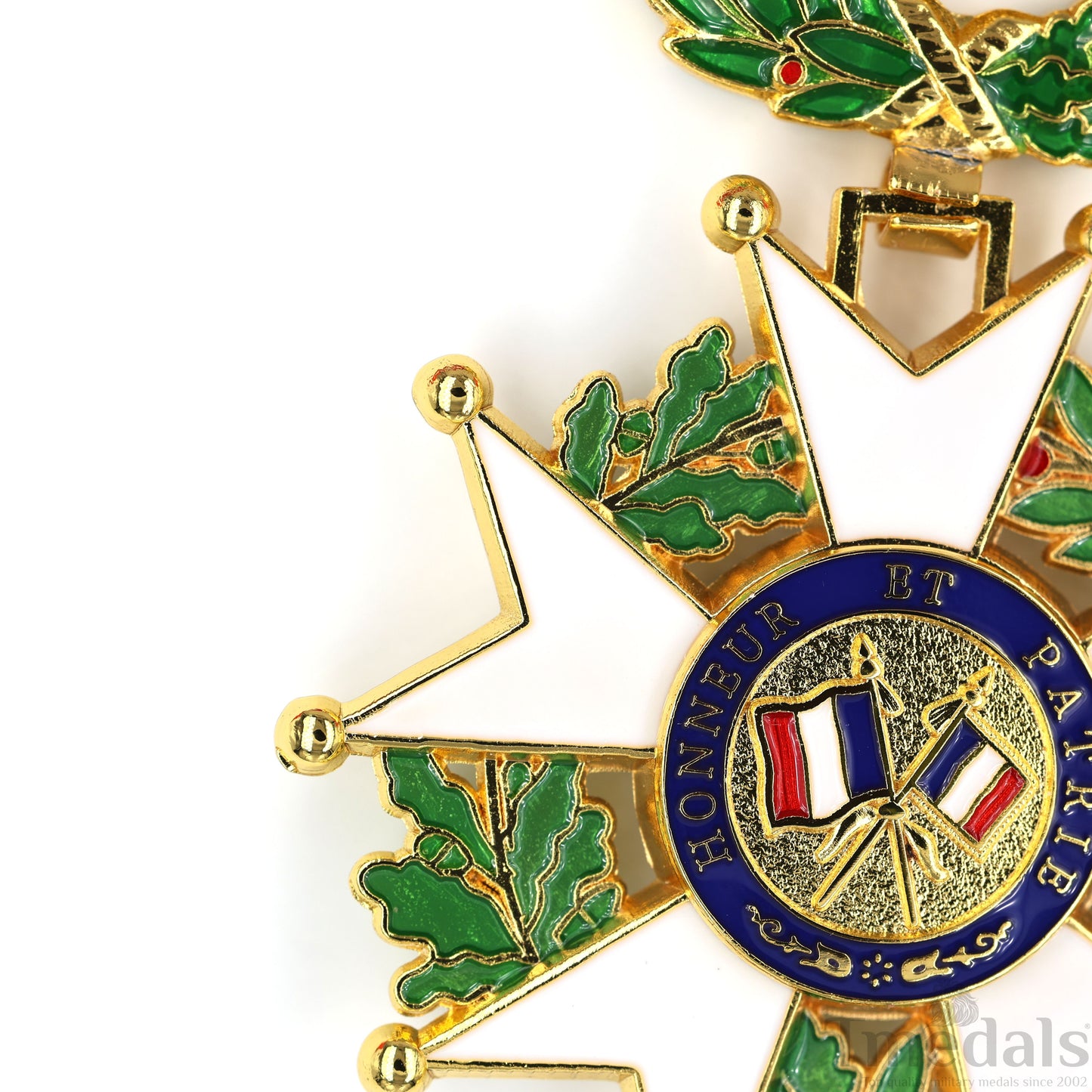 French Legion of Honour Commandeur Medal Replica 3rd Class with Red Ribbon Replica