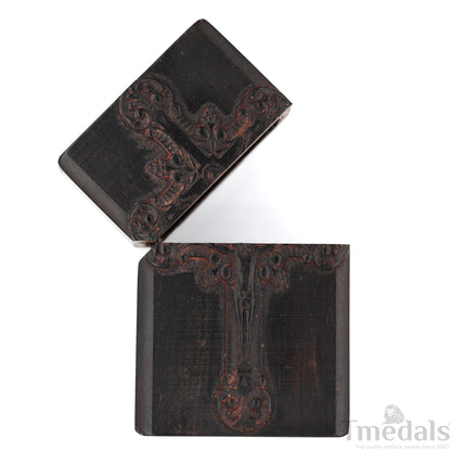 Hand-Carved Religious Wood Lighter Shell–Fits Standard Metal Insert – No Insert