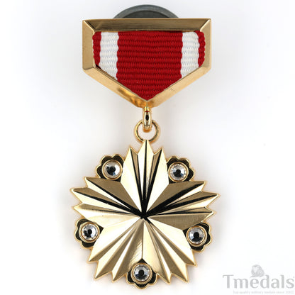 Hero of the Mongolian People's Republic CCCP Sovet Union Medal Order Russian Replica