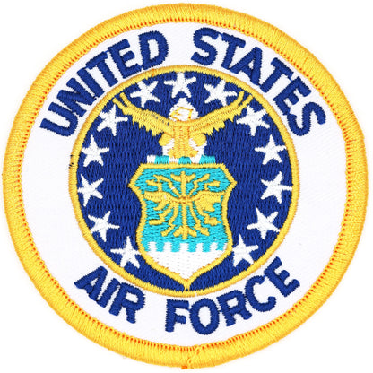 U.S. Air Force Embroidered Patch – Iron-On / Sew-On, 7.6 cm