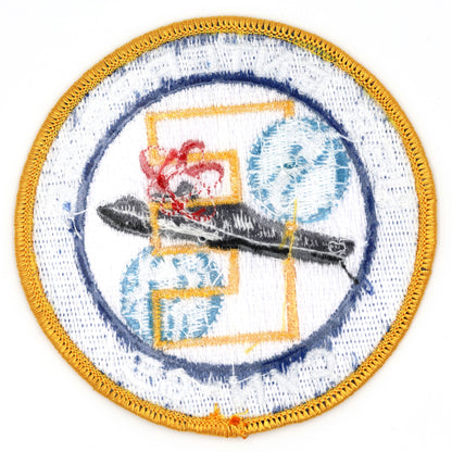 USS Enterprise CVN-65 Embroidered Patch – U.S. Navy Aircraft Carrier, 84mm
