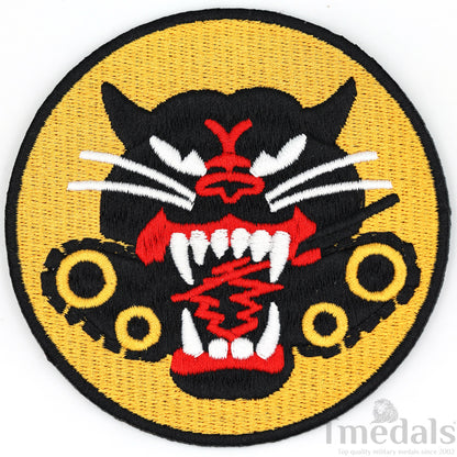 WW2 U.S. Army Tank Destroyer 4-Wheel Patch Emblem – Full-Size Replica