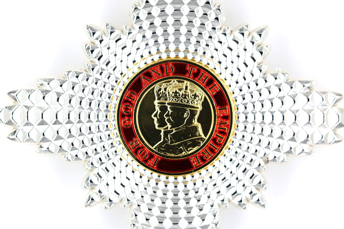 Order of the British Empire KBE Knight Commander Breast Star – Late Pattern