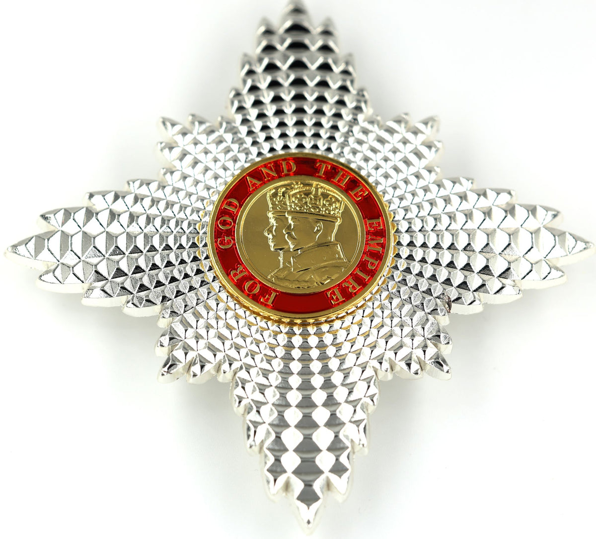 Order of the British Empire KBE Knight Commander Breast Star – Late Pattern
