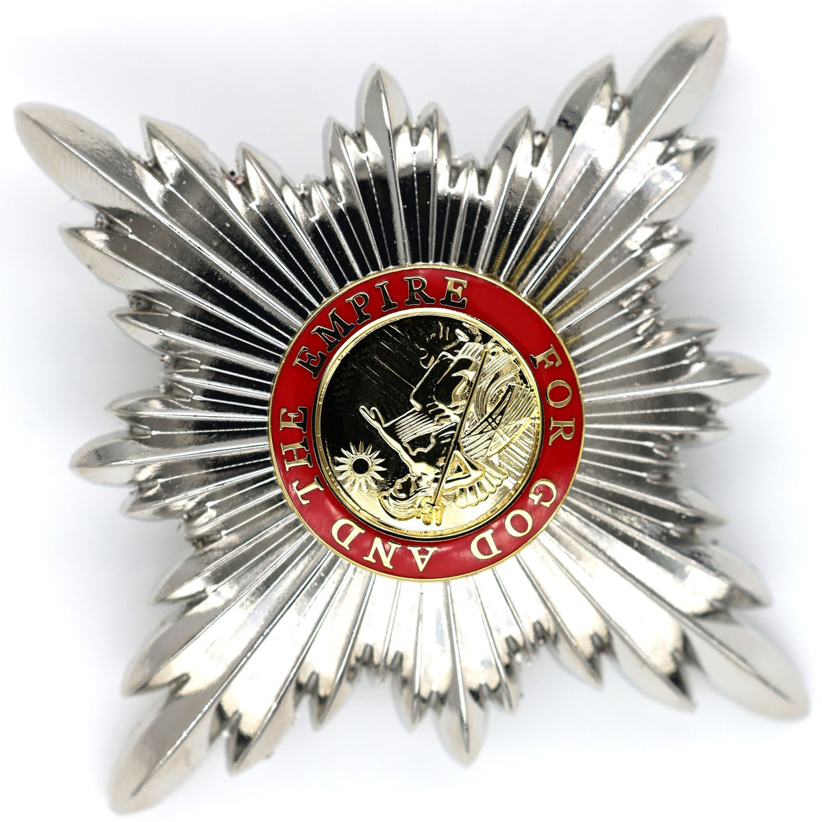 Order of the British Empire KBE Knight Commander Breast Star – First Type Britannia Pattern