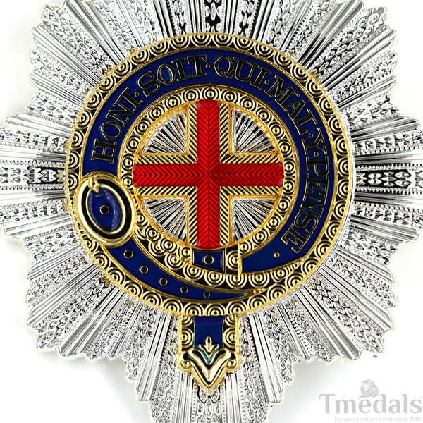 The UK British Royal The Most Noble Order of the Garter Star Badge Medal - High-Quality Collectible Replica Copy Reproduction Repro