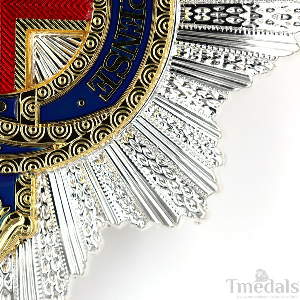 The UK British Royal The Most Noble Order of the Garter Star Badge Medal - High-Quality Collectible Replica Copy Reproduction Repro