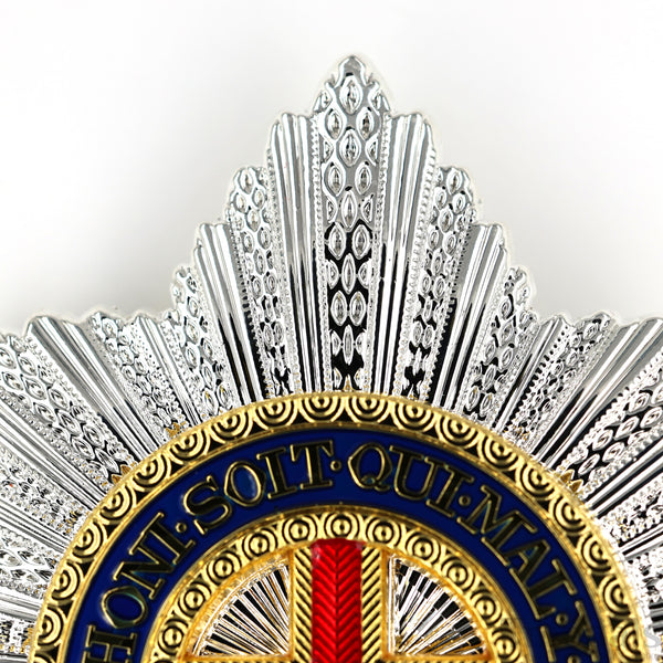 The UK British Royal The Most Noble Order of the Garter Star Badge Medal - High-Quality Collectible Replica Copy Reproduction Repro