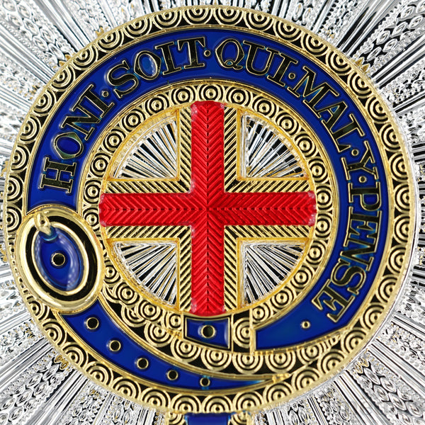 The UK British Royal The Most Noble Order of the Garter Star Badge Medal - High-Quality Collectible Replica Copy Reproduction Repro