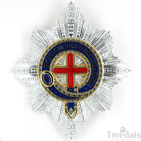 The UK British Royal The Most Noble Order of the Garter Star Badge Medal - High-Quality Collectible Replica Copy Reproduction Repro