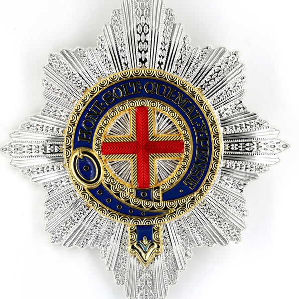 British Royal Order of the Garter Star Badge Medal Order – Museum Replica Collectible
