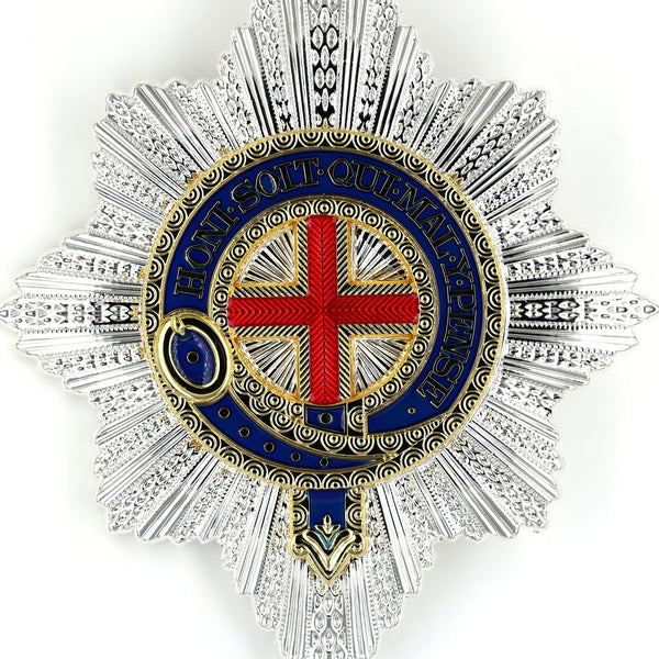 British Royal Order of the Garter Star Badge Medal Order – Museum Replica Collectible