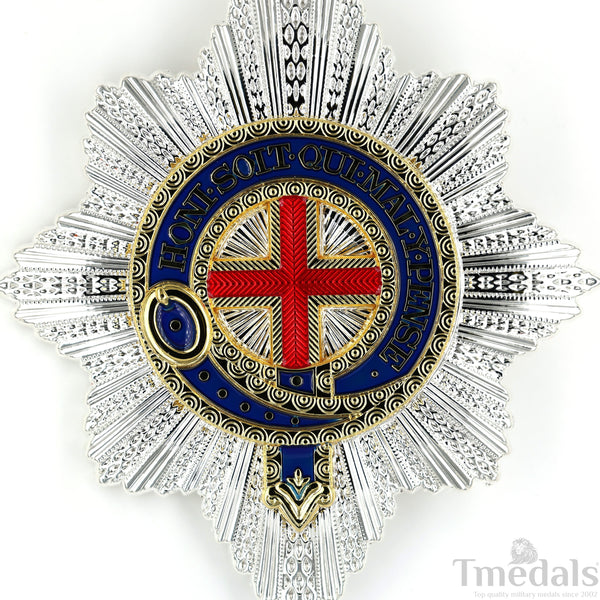 The UK British Royal The Most Noble Order of the Garter Star Badge Medal - High-Quality Collectible Replica Copy Reproduction Repro