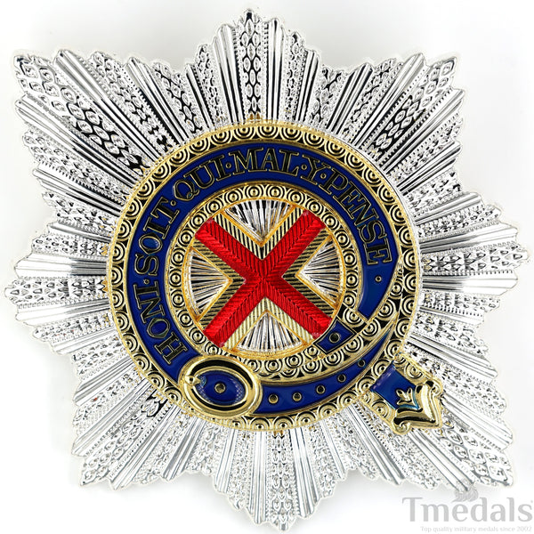 The UK British Royal The Most Noble Order of the Garter Star Badge Medal - High-Quality Collectible Replica Copy Reproduction Repro