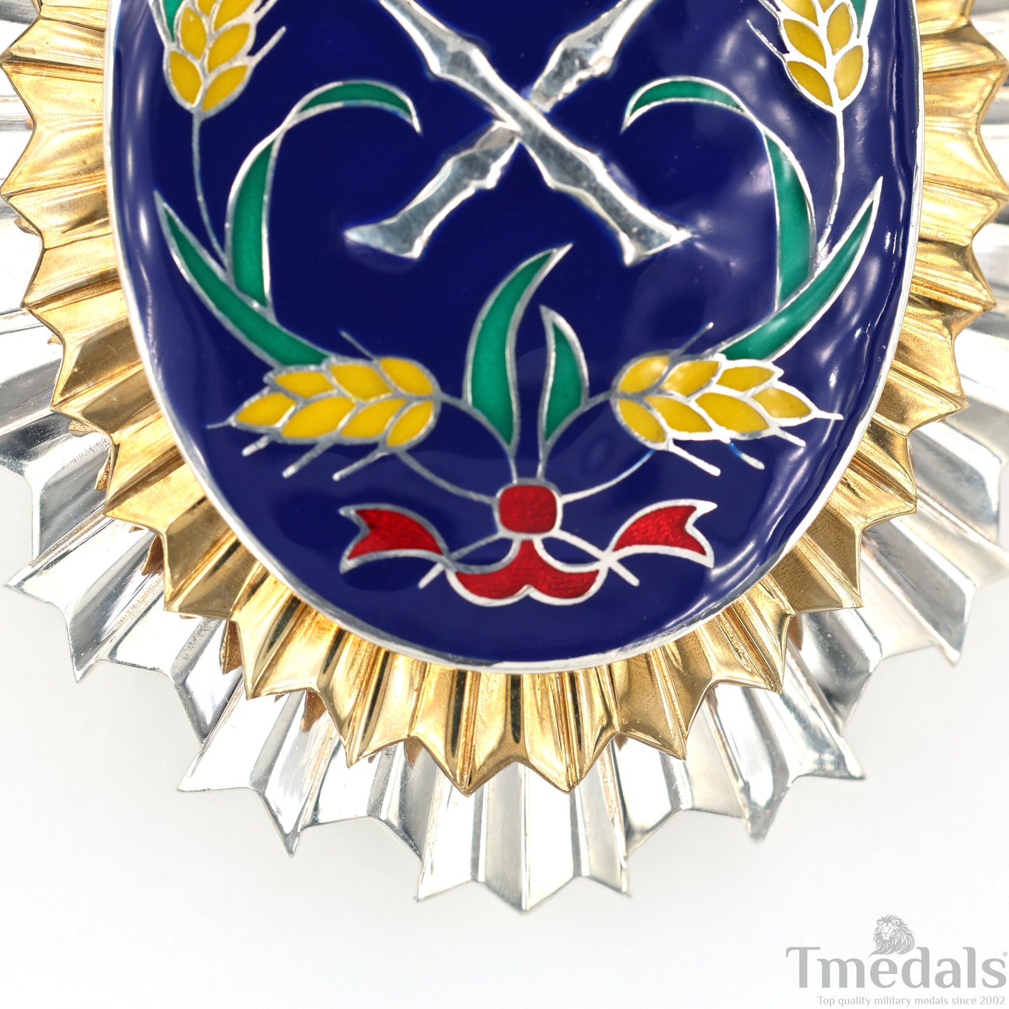 Republic of China Army Officer Academy Badge Warlord Era Replica Sterling Silver Replica