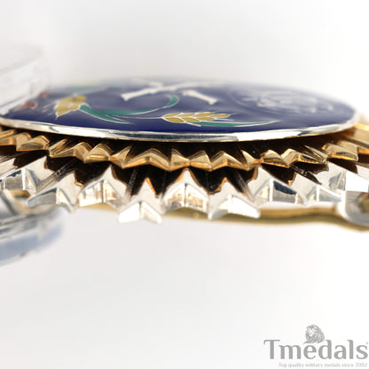 Republic of China Army Officer Academy Badge Warlord Era Replica Sterling Silver Replica