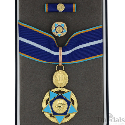 USA 9/11 Heroes Medal of Valor Order - 911 2001 Complete Presentation full Set Replica
