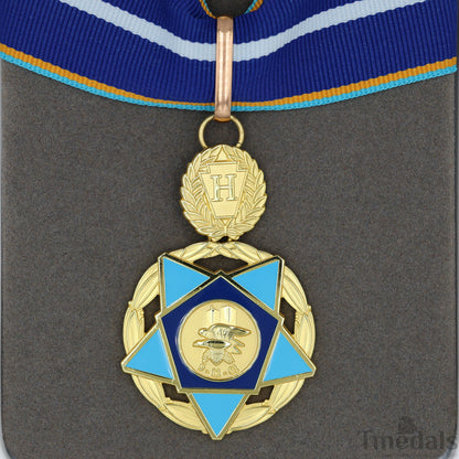 USA 9/11 Heroes Medal of Valor Order - 911 2001 Complete Presentation full Set Replica