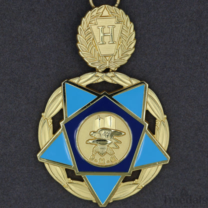 USA 9/11 Heroes Medal of Valor Order - 911 2001 Complete Presentation full Set Replica