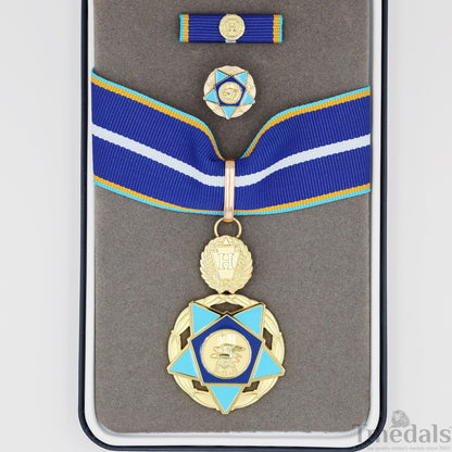 USA 9/11 Heroes Medal of Valor Order - 911 2001 Complete Presentation full Set Replica