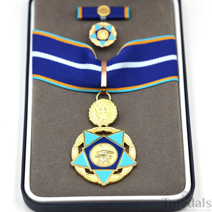 USA 9/11 Heroes Medal of Valor Order - 911 2001 Complete Presentation full Set Replica