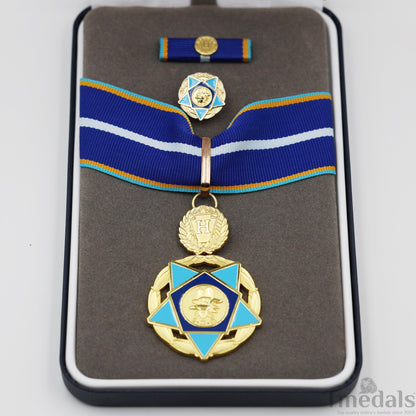 USA 9/11 Heroes Medal of Valor Order - 911 2001 Complete Presentation full Set Replica