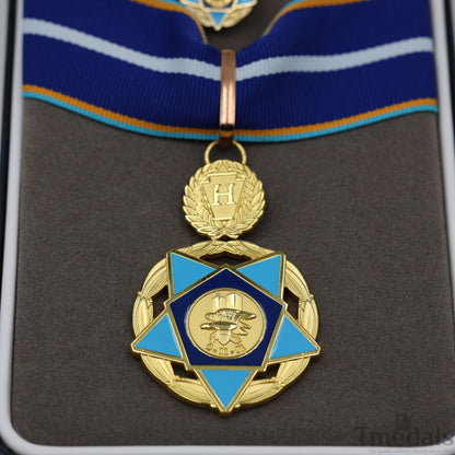 USA 9/11 Heroes Medal of Valor Order - 911 2001 Complete Presentation full Set Replica