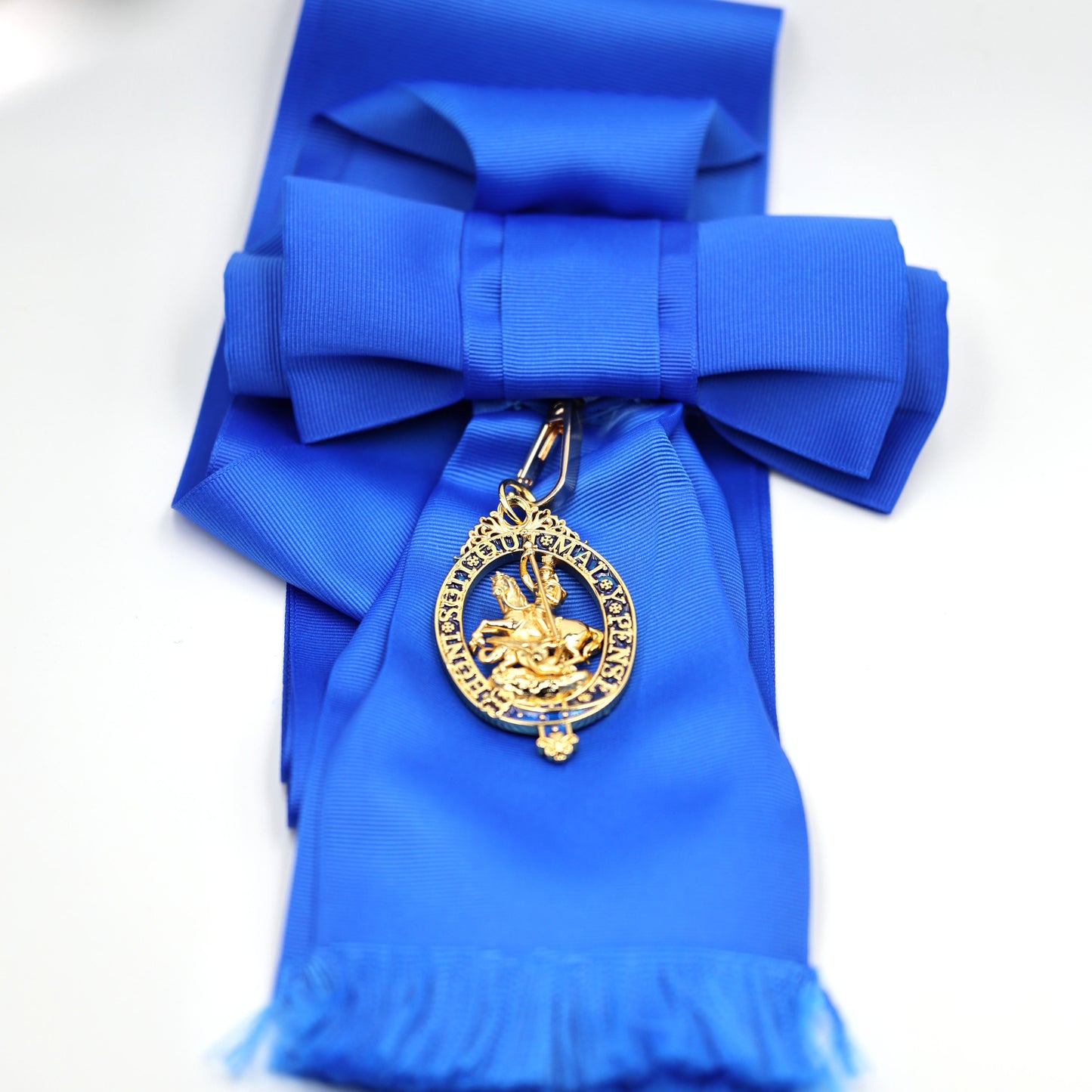 UK the British Order of the Garter Sash+ Badge Medal Brass
