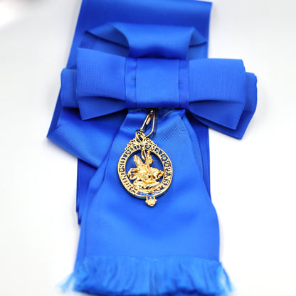 UK the British Order of the Garter Sash+ Badge Medal Brass