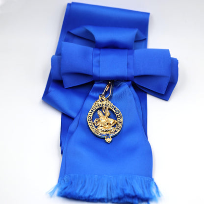 UK the British Order of the Garter Sash+ Badge Medal Brass