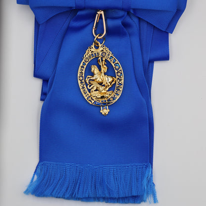 UK the British Order of the Garter Sash+ Badge Medal Brass