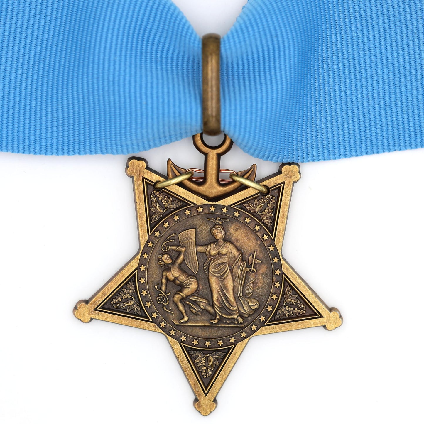 Cased U.S. Medal of Honor – Navy 1913–1919 – Full-Size Museum Replica