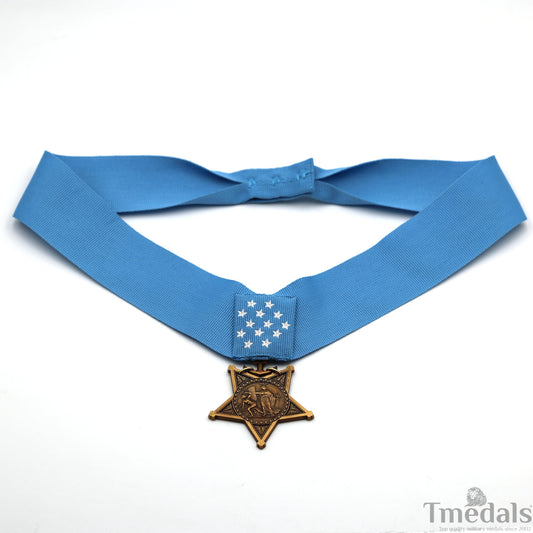 CASED U.S. USA Medal of Honor Navy 1942-1963 MOH Ribbon Bar Congressional Replica Reproduction Order Badge WW12 COPY Repro