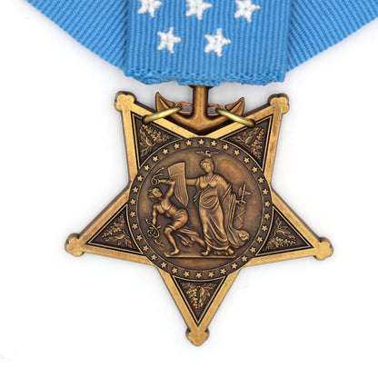 CASED U.S. USA Medal of Honor Navy 1942-1963 MOH Ribbon Bar Congressional Replica Reproduction Order Badge WW12 COPY Repro