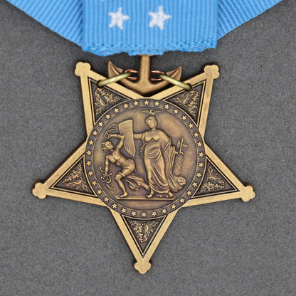 CASED U.S. USA Medal of Honor Navy 1942-1963 MOH Ribbon Bar Congressional Replica Reproduction Order Badge WW12 COPY Repro