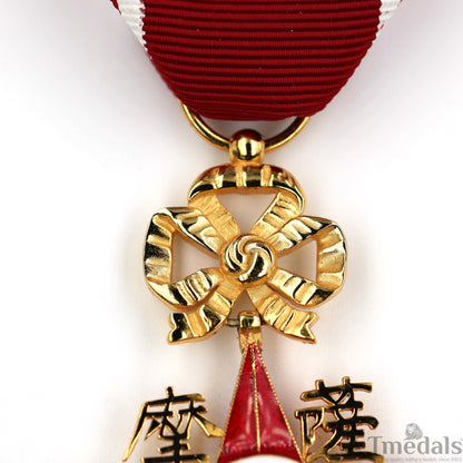 Satsuma Ryukyu Kingdom Order Medal Japanese Japan China 925 silver replica Unique!