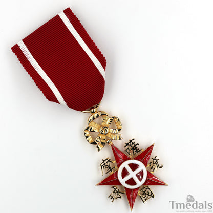 Satsuma Ryukyu Kingdom Order Medal Japanese Japan China 925 silver replica Unique!