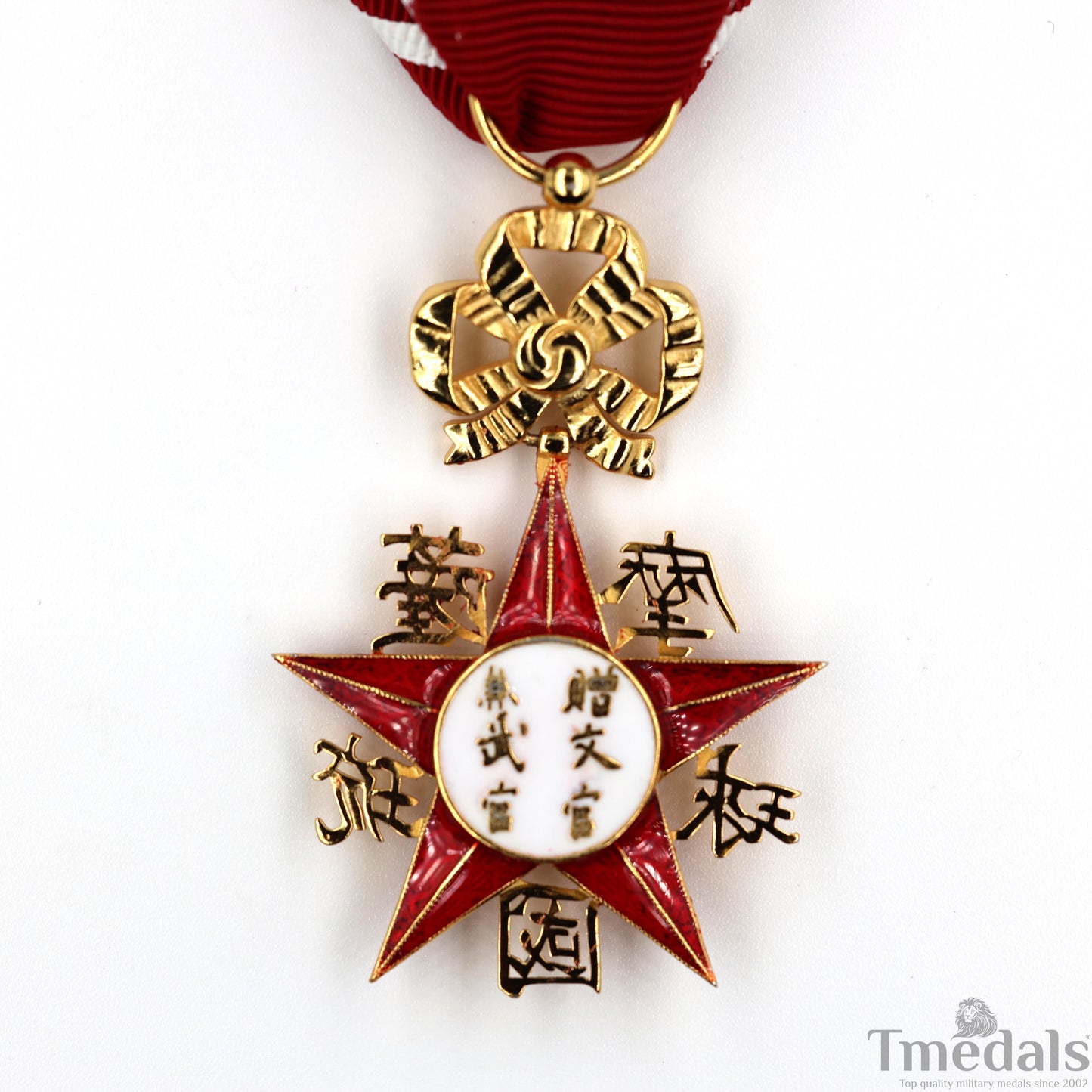 Satsuma Ryukyu Kingdom Order Medal Japanese Japan China 925 silver replica Unique!