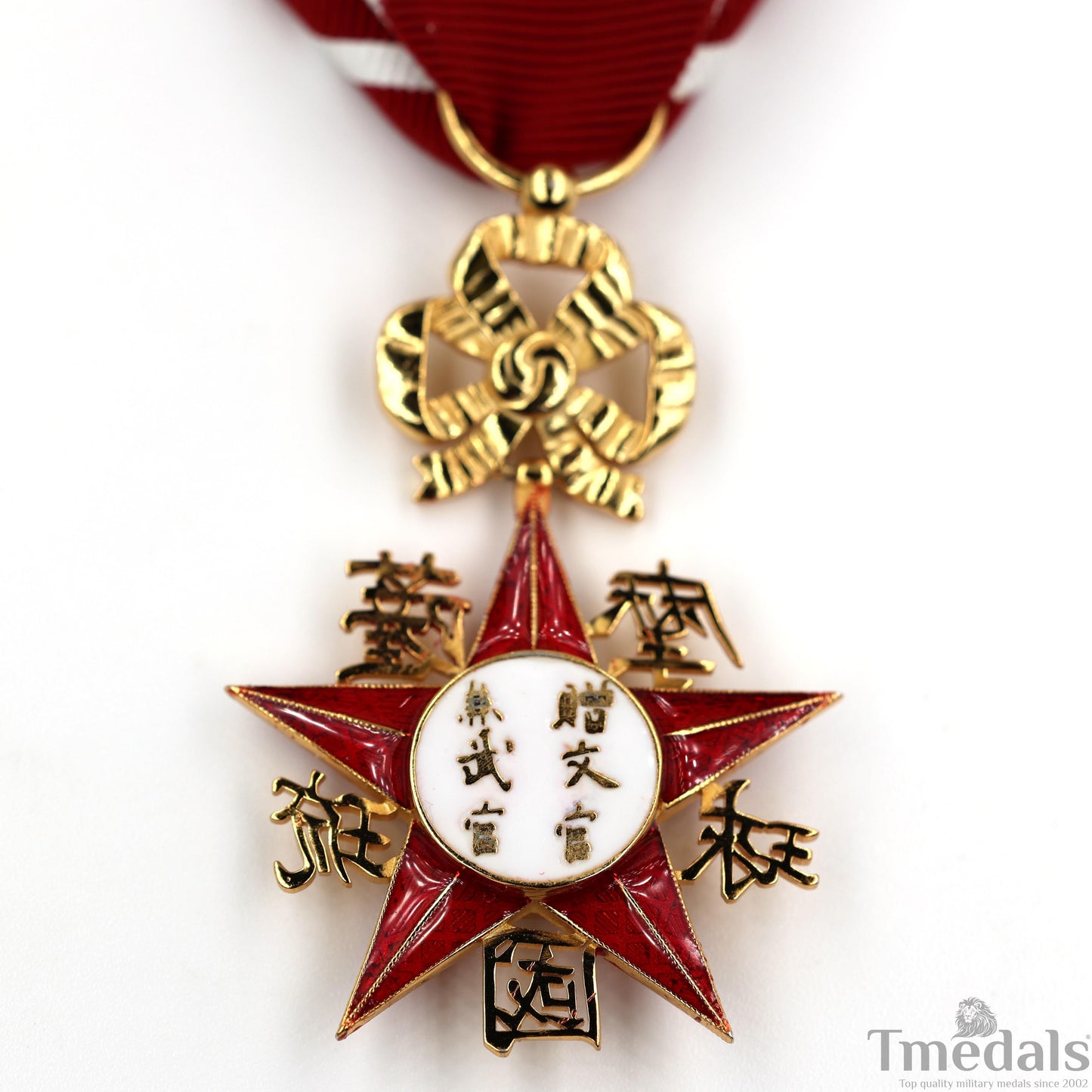 Satsuma Ryukyu Kingdom Order Medal Japanese Japan China 925 silver replica Unique!