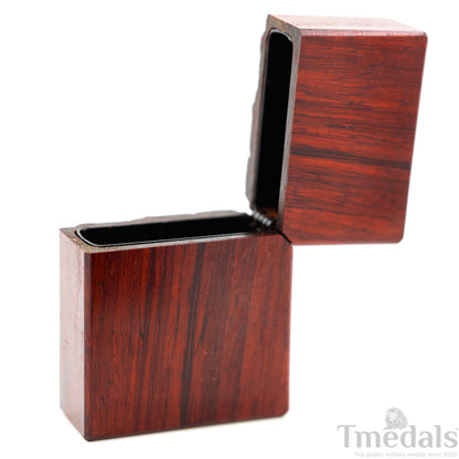 Hand-Carved Woman's Face Wooden Lighter Case – Fits Standard Insert – No Insert
