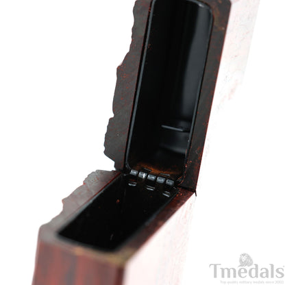 Hand-Carved Woman's Face Wooden Lighter Case – Fits Standard Insert – No Insert