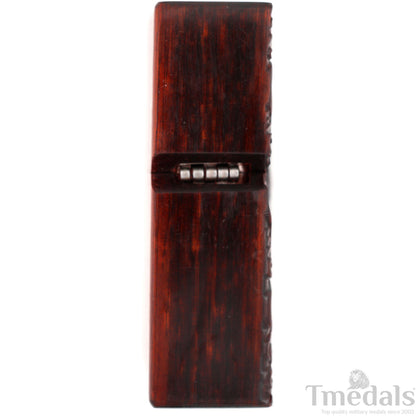 Hand-Carved Woman's Face Wooden Lighter Case – Fits Standard Insert – No Insert