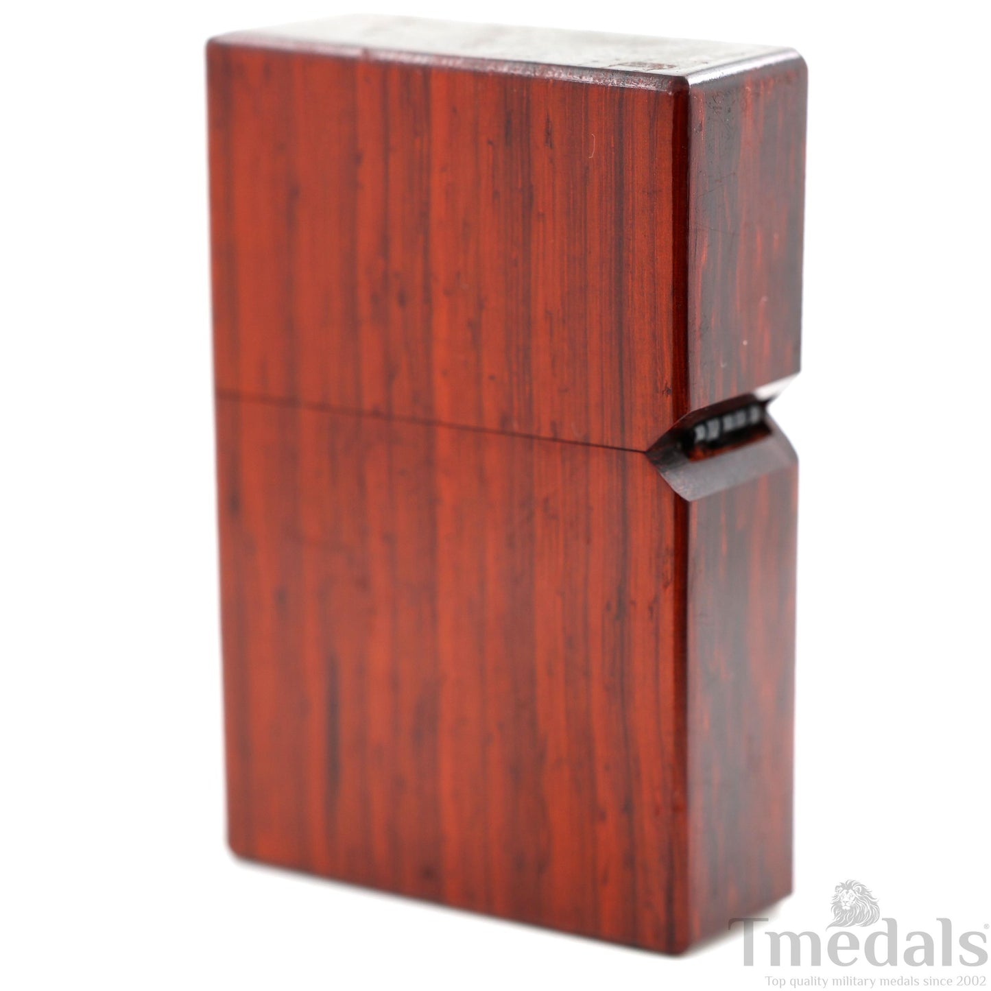Einstein-Inspired Carved Wooden Lighter Case – Fits Standard Insert – No Insert Tmedals