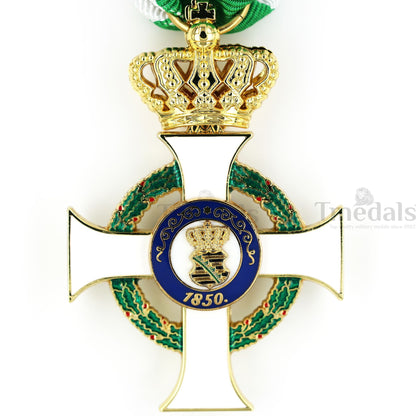 German Albert Order Knight 1st Class Medal Replica – Civil Division Type II 1850