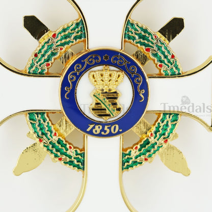 German Albert Order Knight 1st Class Medal Replica Civil Division Type II 1850!
