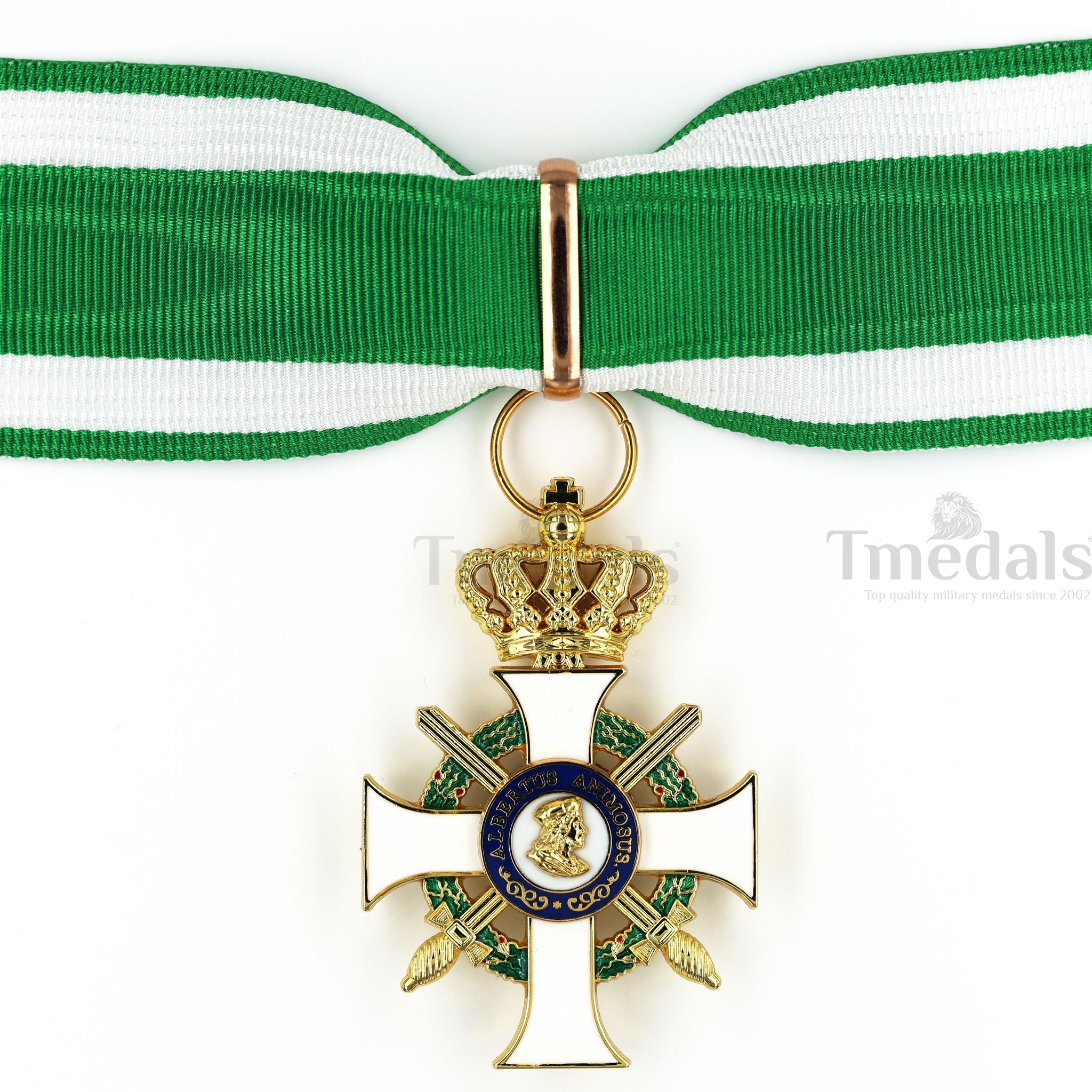 Albert Order Commander Cross with Swords & Crown Replica – Saxony Type II 1850