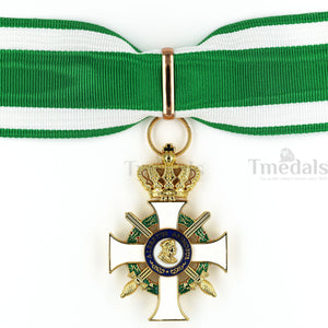 Albert Order Commander Cross with Swords & Crown Replica – Saxony Type II 1850