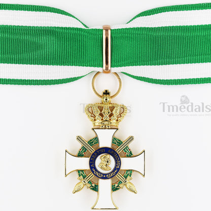 Albert Order Commander Cross with Swords & Crown Replica – Saxony Type II 1850