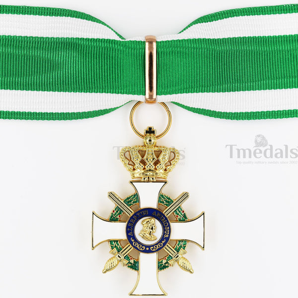 Albert Order Commander Cross with Swords & Crown Replica – Saxony Type II 1850